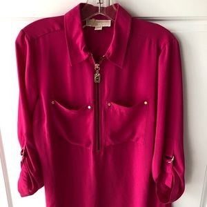 Michael Kors, Pink 3/4 Sleeve Blouse